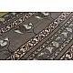 shop dabu hand block printed cotton saree - Lotus Printed in Grey Color