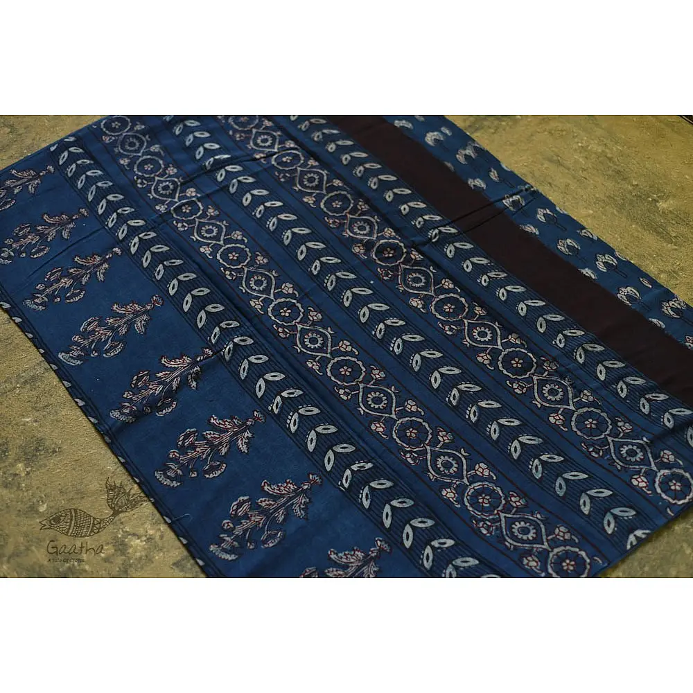 shop dabu hand block printed cotton saree
