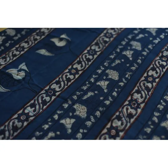 shop dabu hand block printed cotton saree