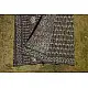 shop dabu hand block printed cotton saree Brown