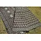 shop dabu hand block printed cotton saree Brown