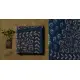 shop dabu hand block printed cotton saree indigo