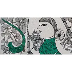 Gond Art | (14"x15")