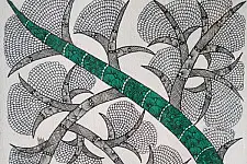 Gond Art | (14"x15")
