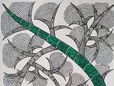 Gond Art | (14"x15")