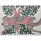 Gond art india - Pigeon 