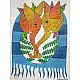 Gond Painting - indian art Two Elephants