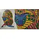 Gond Painting - indian art - A Bull