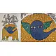 Gond Painting - indian art- Elephant & Tree
