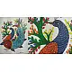 Gond Painting - indian art -Peahen & Fish