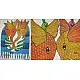 Gond Painting - indian art Two Elephants