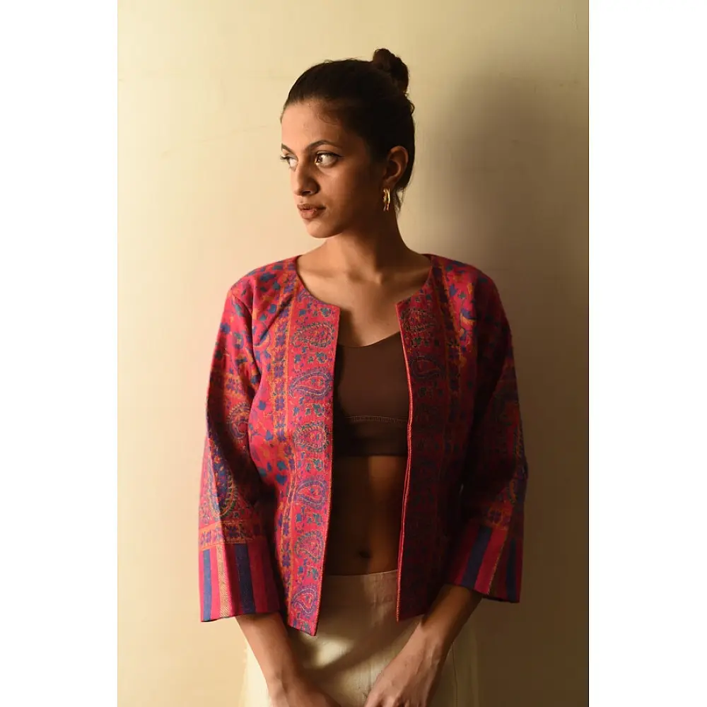 shop Handwoven Woolen Jacket