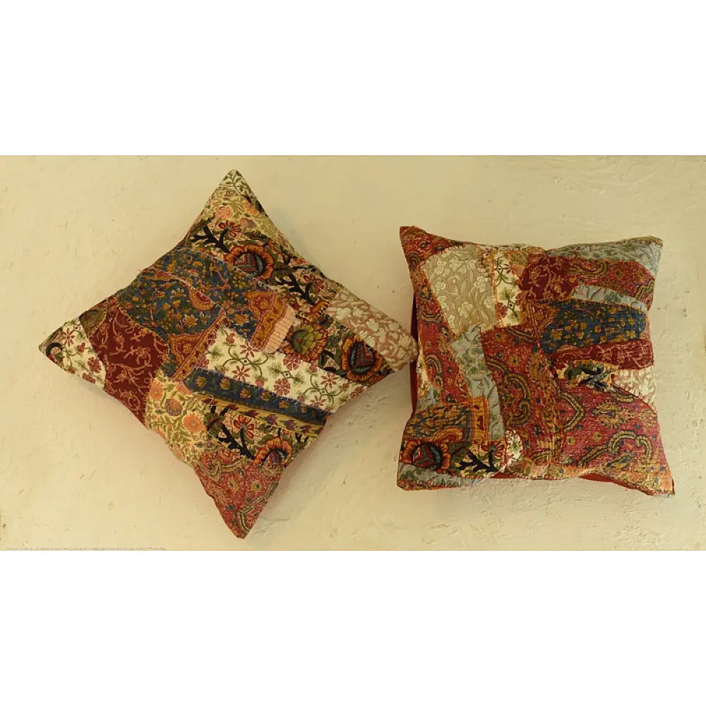 shop applique and embroidered cushion cover