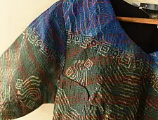 Kantha | Stitched Silk Blouse