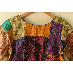 Kantha | Stitched Embroiderer Silk Blouse