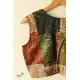 kantha silk blouse stitched