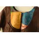 kantha silk cotton brown blouse stitched