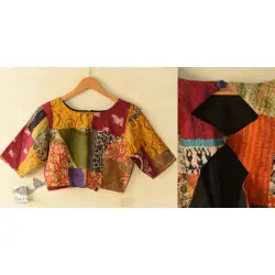 Kantha Embroidered Silk Stitched Blouse