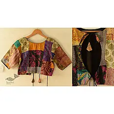 Kantha | Stitched Embroiderer Silk Blouse