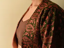 Love in Fall ~ Handwoven - Wool Crop Jacket