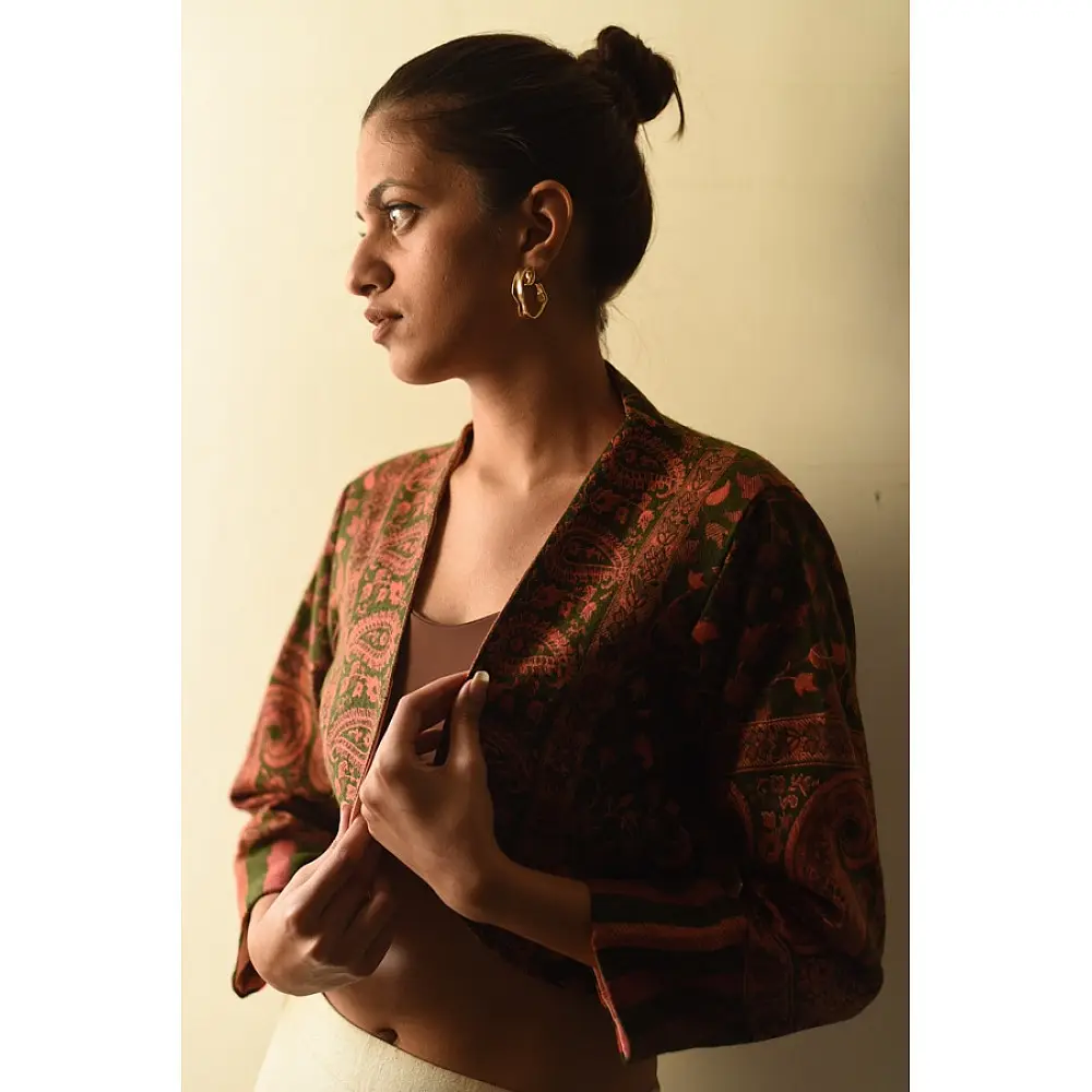shop handwoven wool jacket