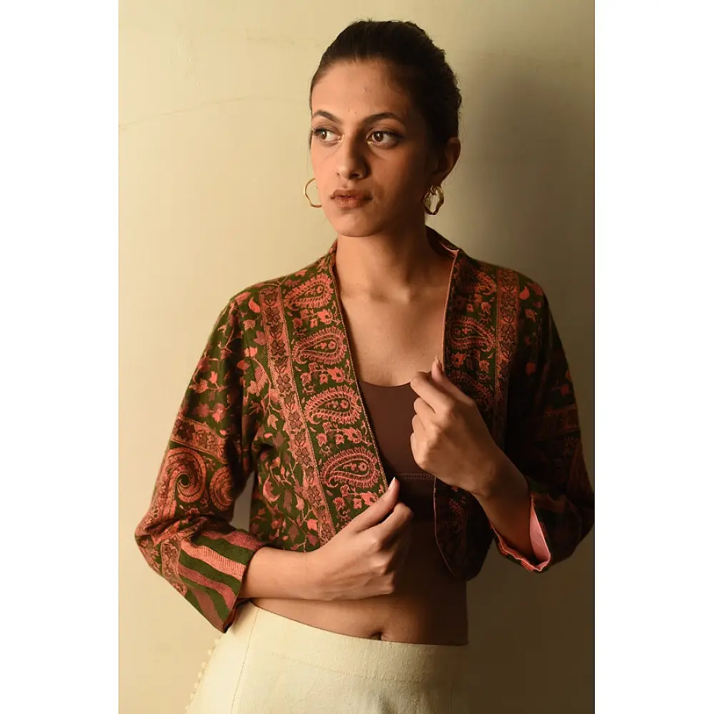 shop handwoven wool jacket