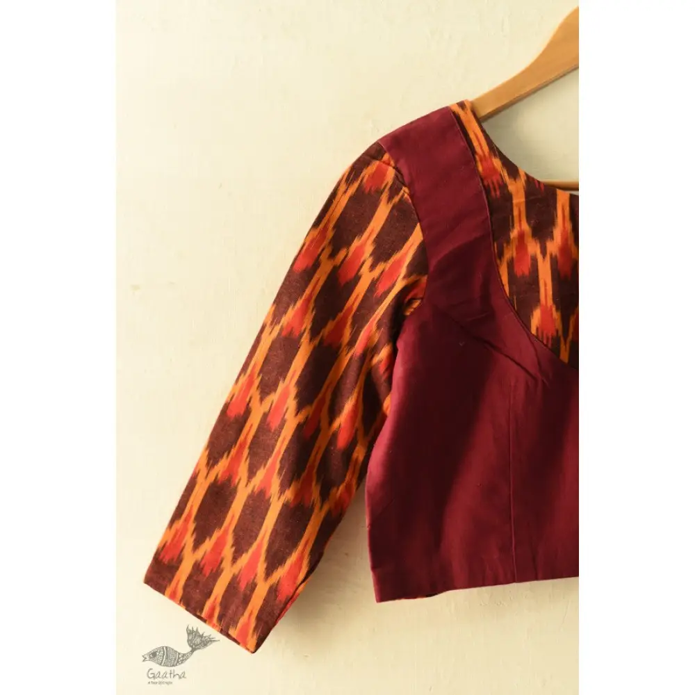 cotton blouse stitched - Ikat