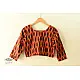 cotton blouse stitched - Ikat