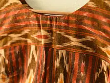 Ikat | Stitched Cotton Sleeve Less Blouse
