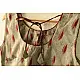 cotton blouse stitched - Grey Ikat