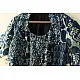 Dabu Block Printed Indigo Cotton Blouse - Stitched