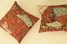 Embroidered / Applique Cushion Cover ( Set of Two) - F