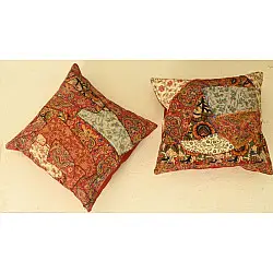 Embroidered / Applique Cushion Cover ( Set of Two) - F