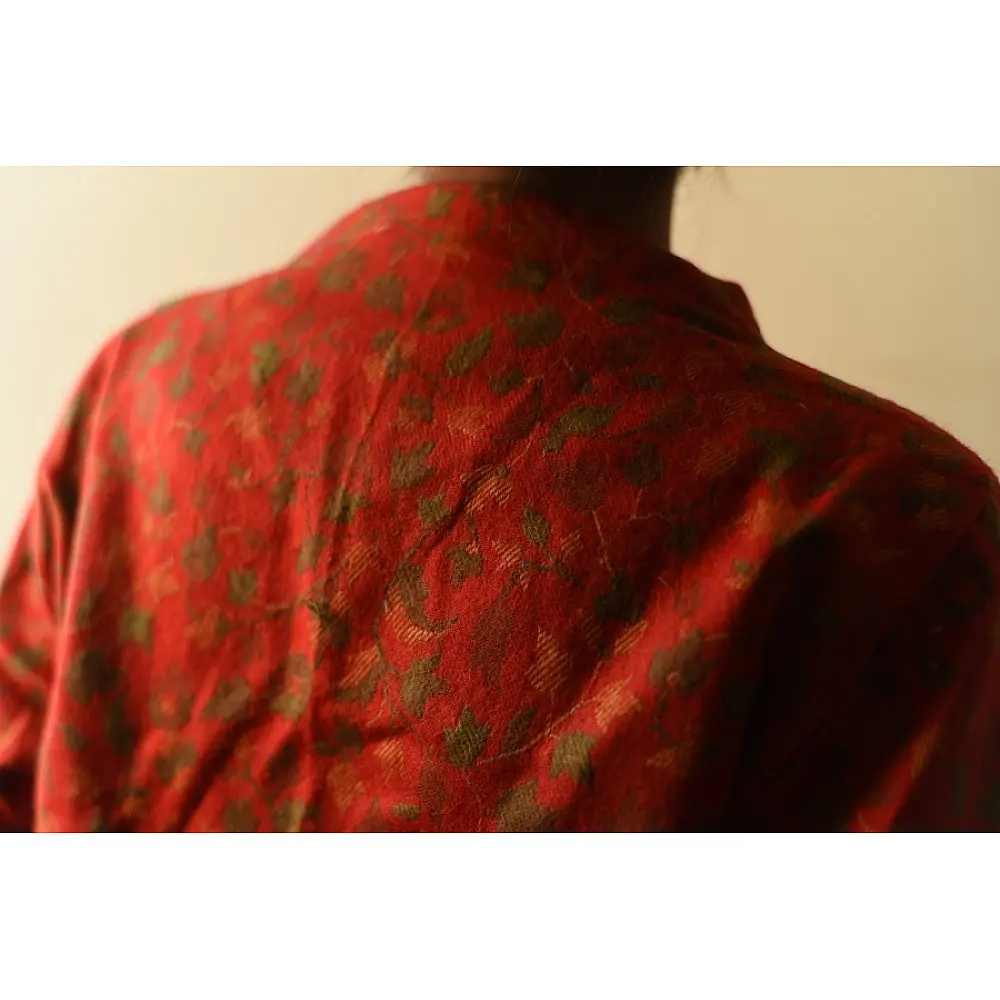 shop Handloom Woolen Jamavar crop Jacket