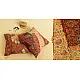 shop applique and embroidered cushion cover