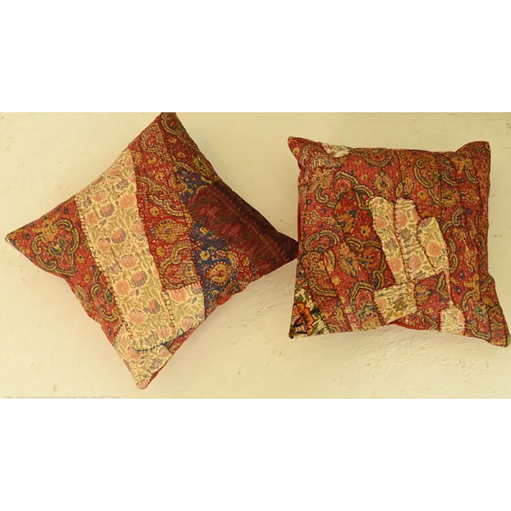 shop applique and embroidered cushion cover