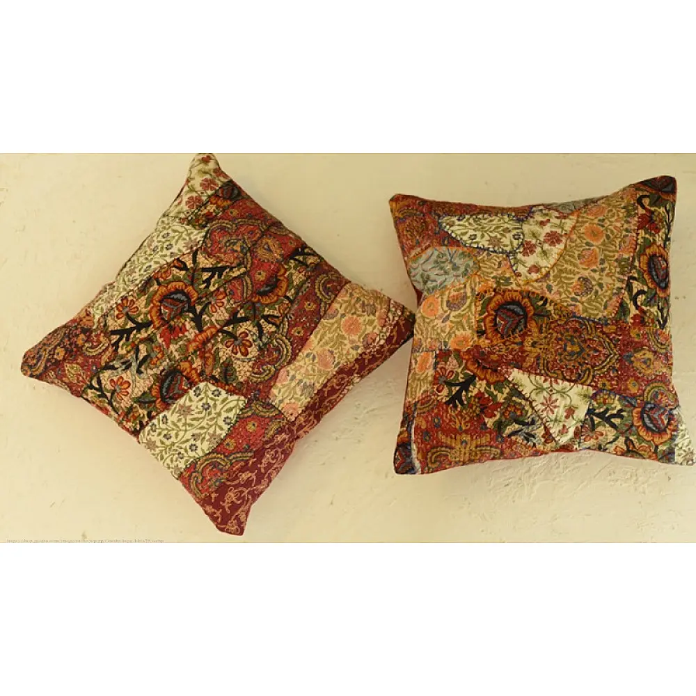 shop applique and embroidered cushion cover
