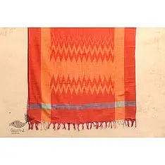 अर्क ✽ Handloom Cotton Linen Ikat Dupatta ✽ J