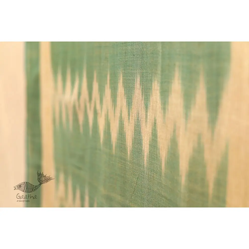 अर्क ✽ Handloom Cotton Linen Ikat Dupatta ✽ E