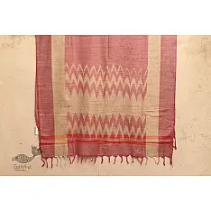 अर्क ✽ Handloom Cotton Linen Ikat Dupatta ✽ H