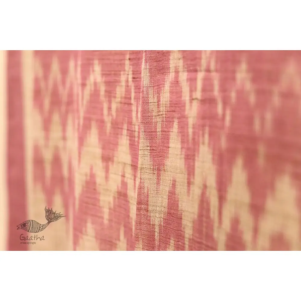 अर्क ✽ Handloom Cotton Linen Ikat Dupatta ✽ H