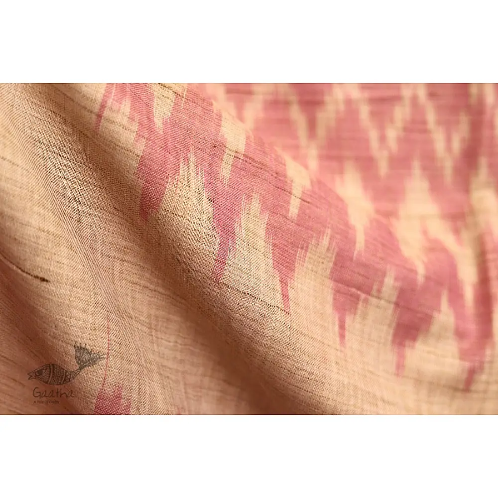अर्क ✽ Handloom Cotton Linen Ikat Dupatta ✽ H