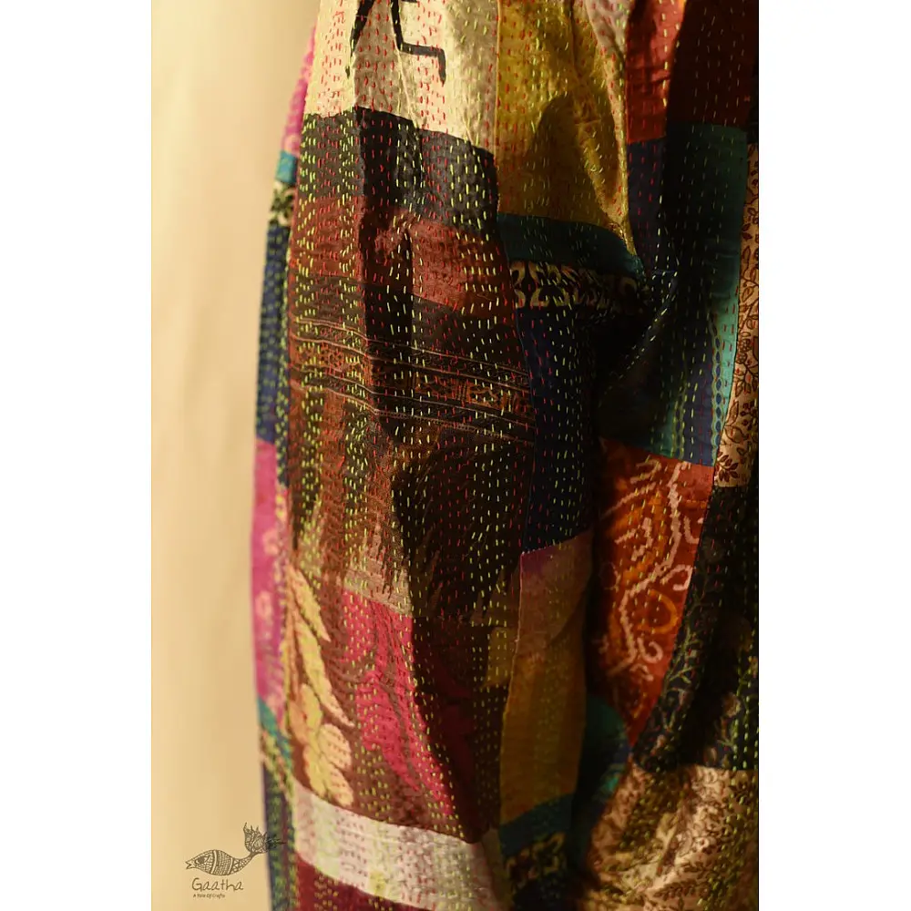 kantha silk pant