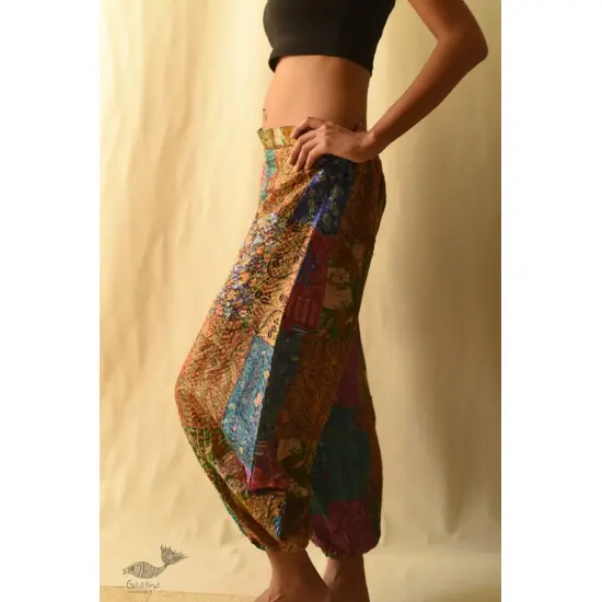 kantha silk Harem Pant 