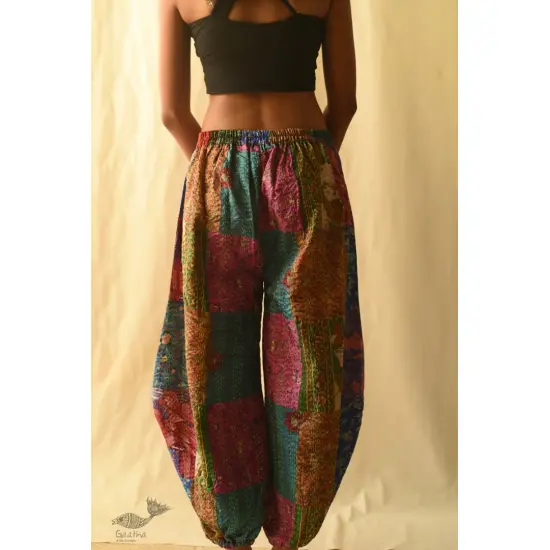 kantha silk Harem Pant 