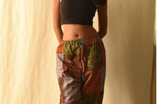 Vintage Silk Kantha Pant / Trouser