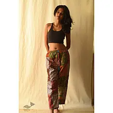 Vintage Silk Kantha Pant / Trouser