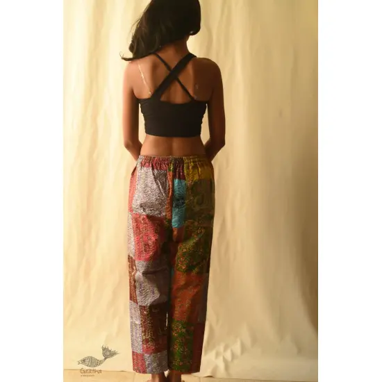 Vintage Silk Kantha Pant / Trouser