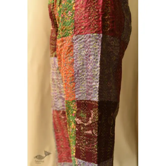 Vintage Silk Kantha Pant / Trouser