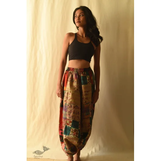 kantha silk Boho Pant